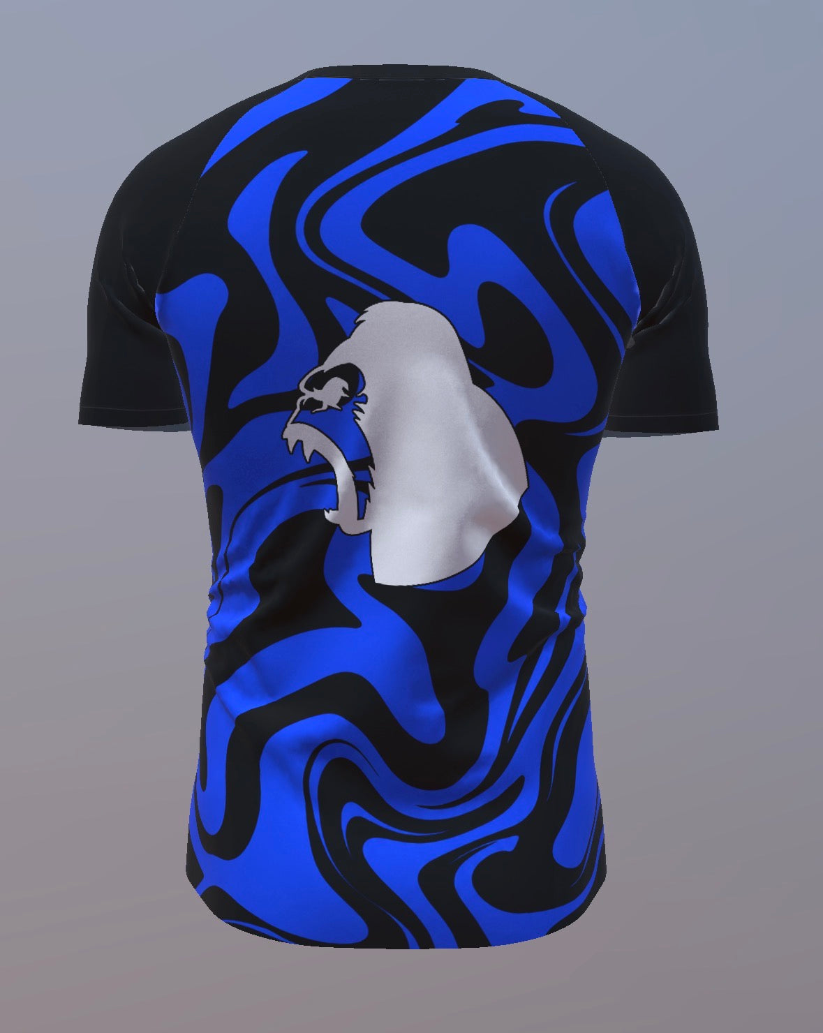 Liquid - Blue and Black - Customisable Template kit