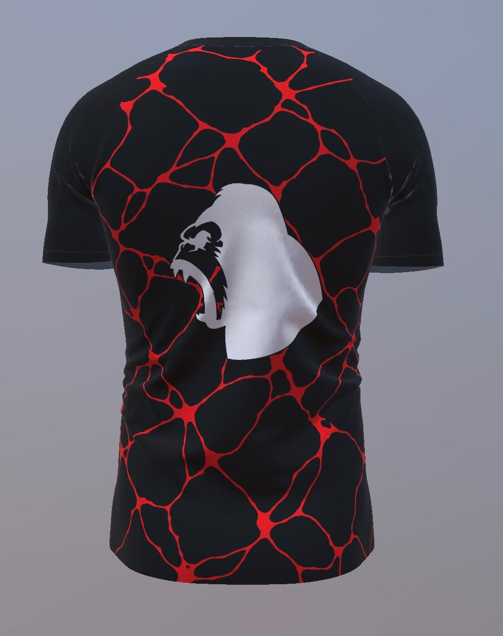 Volcanic Marble - Black and Red - Customisable Template kit