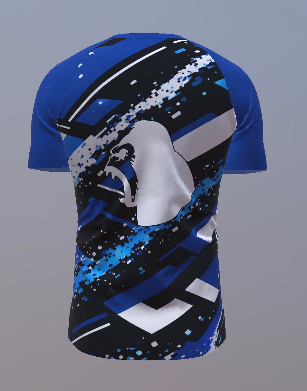 Blue, black and white - Violent by Design - Customisable Template kit