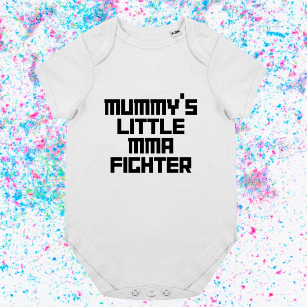 Mummy’s little MMA fighter- Baby Romper Vest - Ideal for any MMA baby