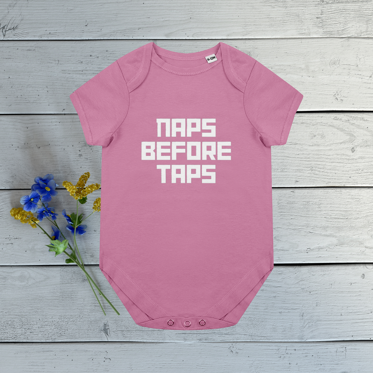 Naps Before Taps - Baby Romper Vest - Ideal for any MMA baby