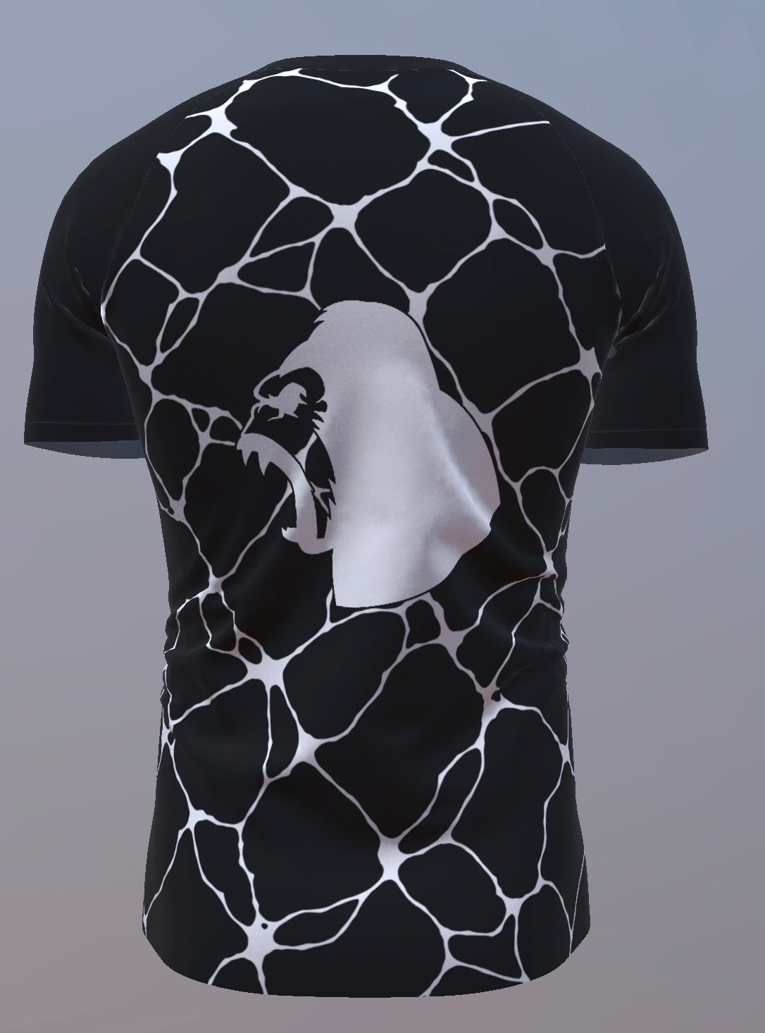 Volcanic Marble - Black and White - Customisable Template kit