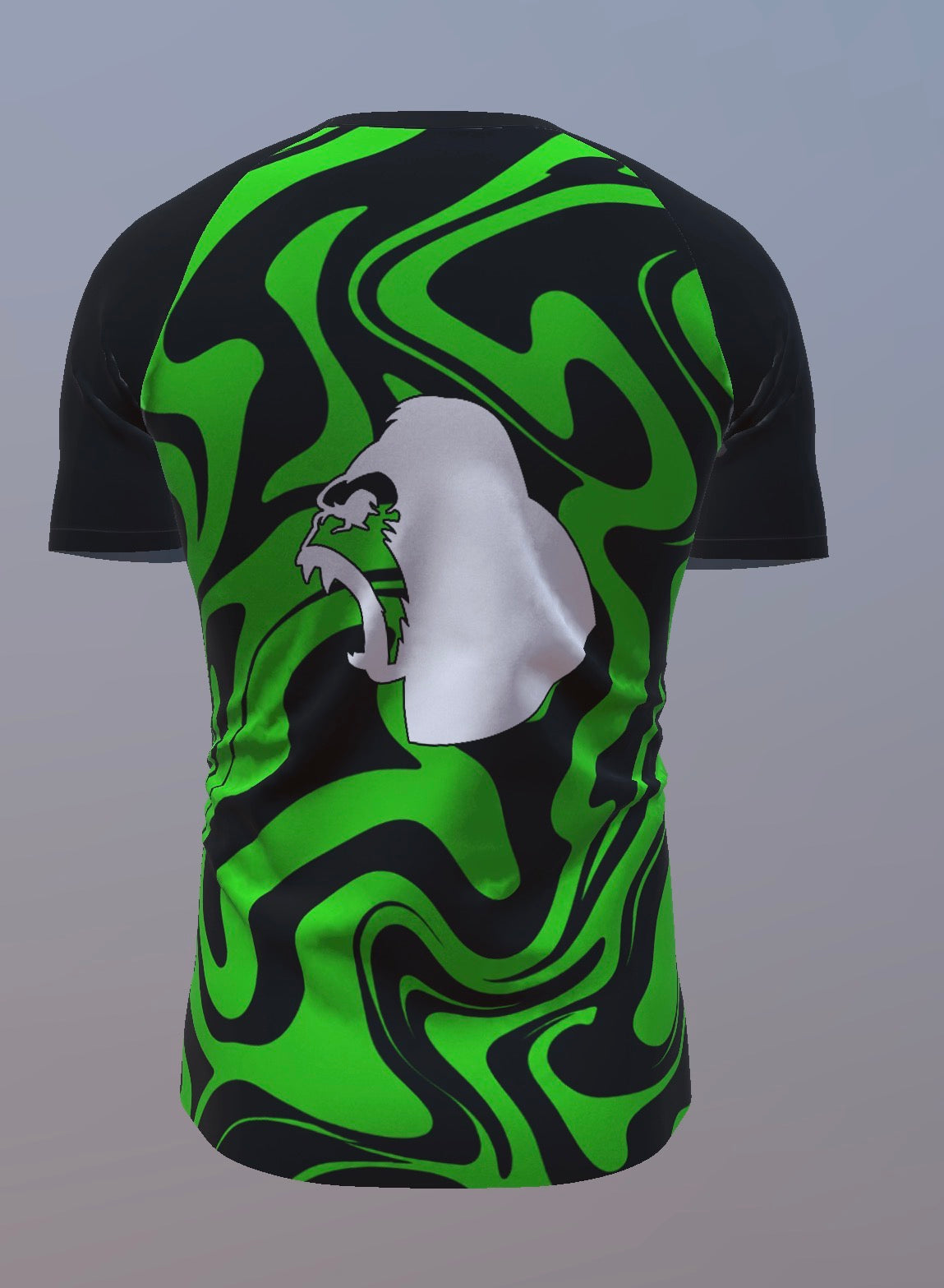 Liquid - Green and Black - Customisable Template kit