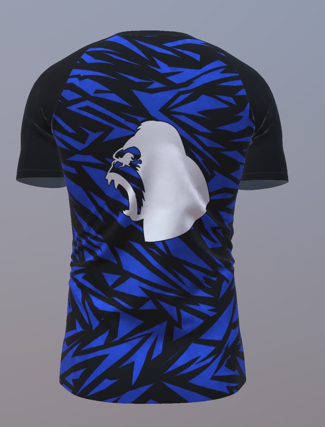 Broken Glass - Black and Blue - Customisable Template kit