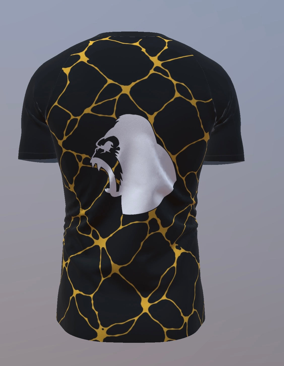 Volcanic Marble - Black and Gold - Customisable Template kit