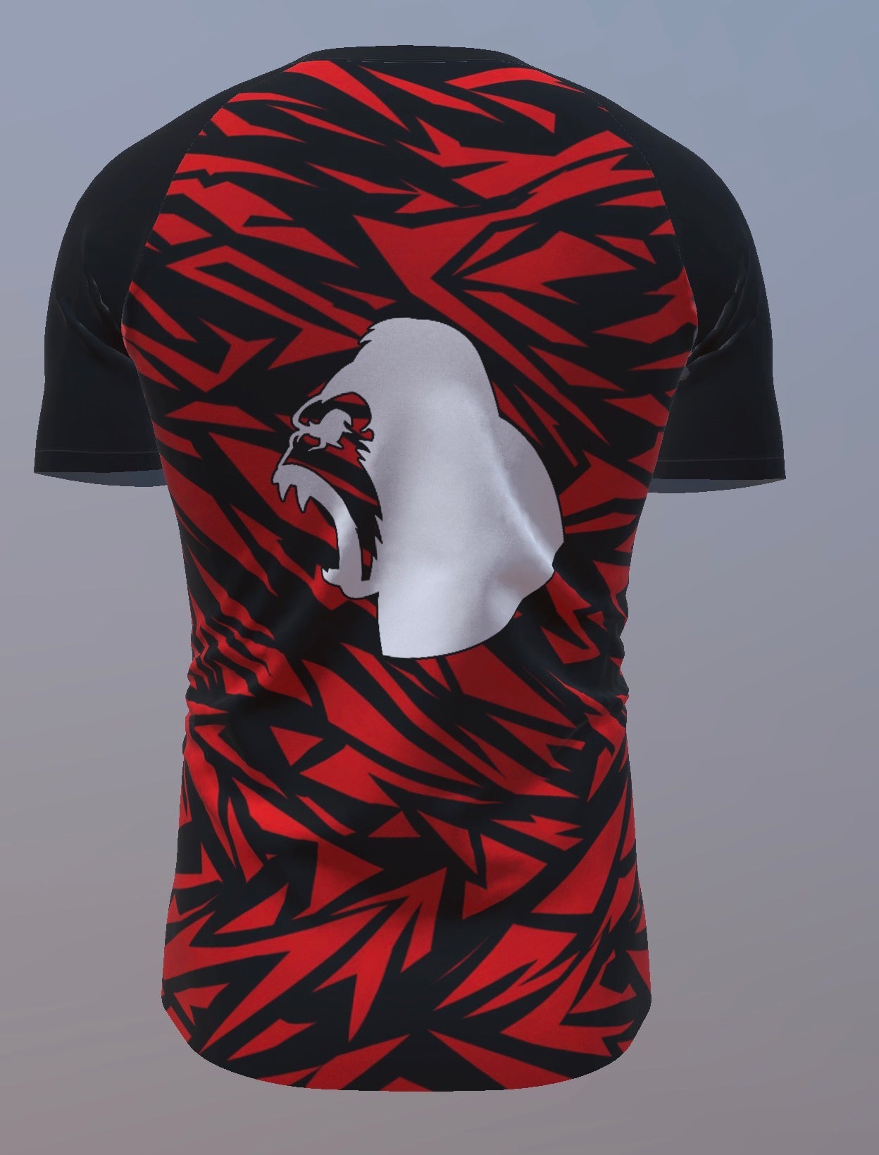 Broken Glass - Red and Black - Customisable Template kit