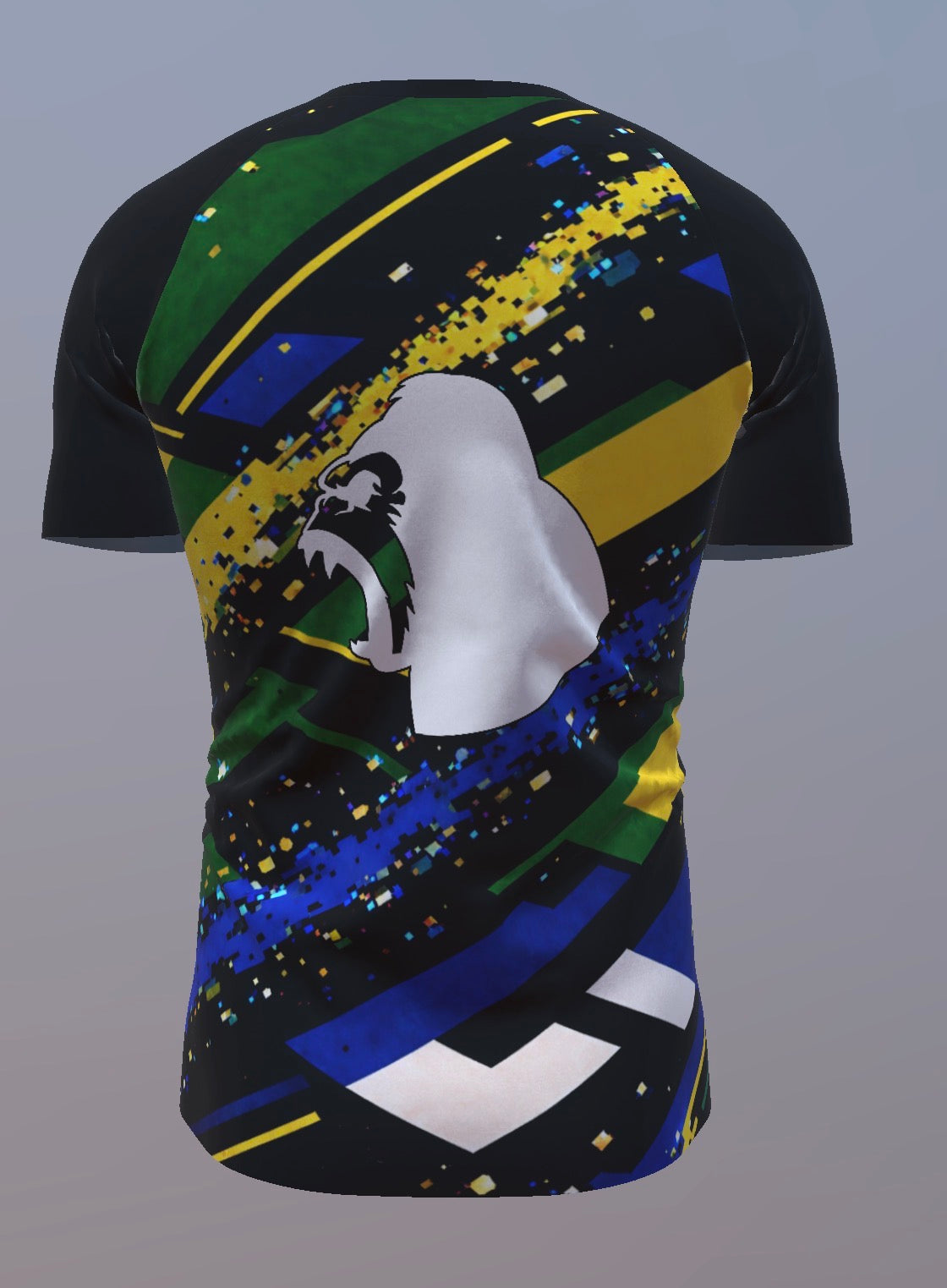 Green, yellow blue and black - Violent by Design - Customisable Template kit