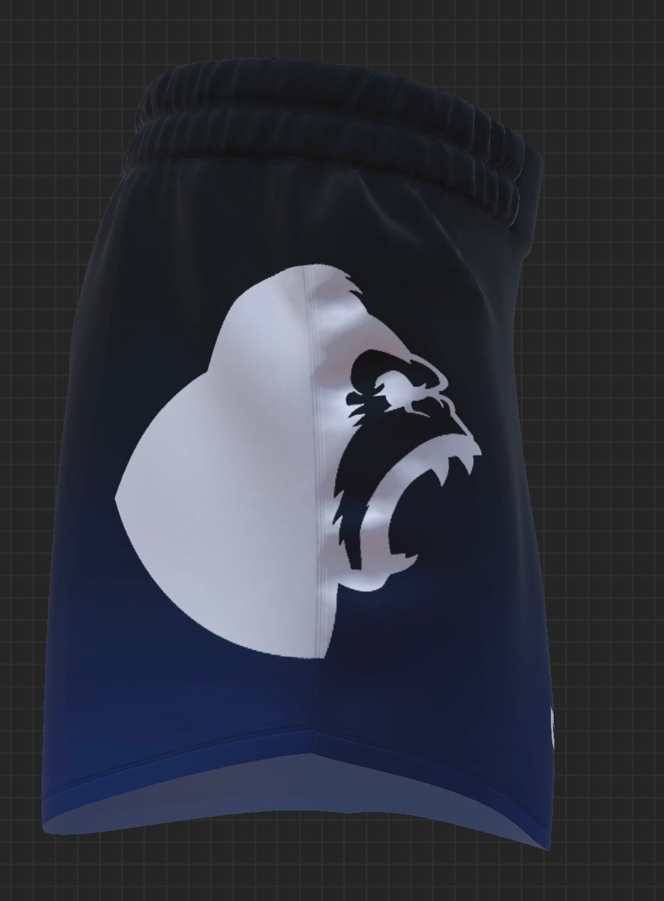 SHORTS - Gorilla Haus MMA - Blue