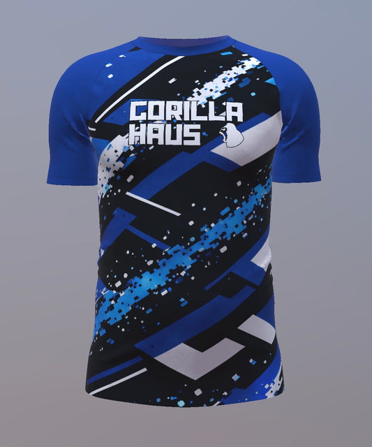 Blue, black and white - Violent by Design - Customisable Template kit