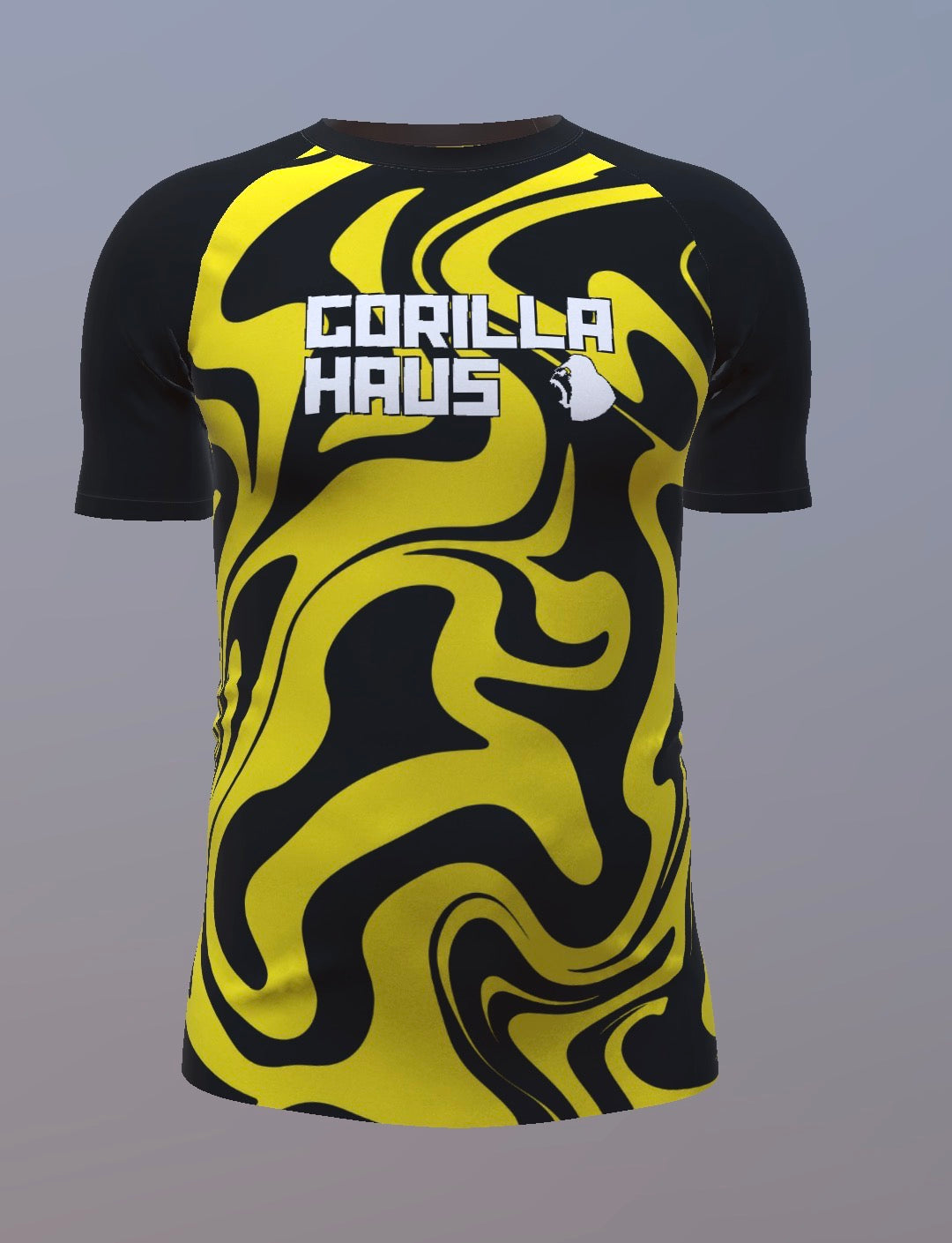 Liquid - Black and Yellow - Customisable Template kit