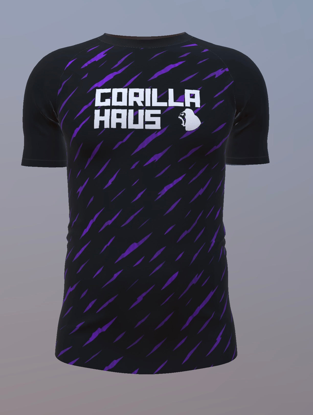 Slash - Purple and Black - Customisable Template kit