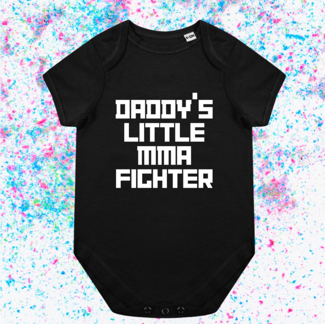 Daddy’s little MMA fighter- Baby Romper Vest - Ideal for any MMA baby