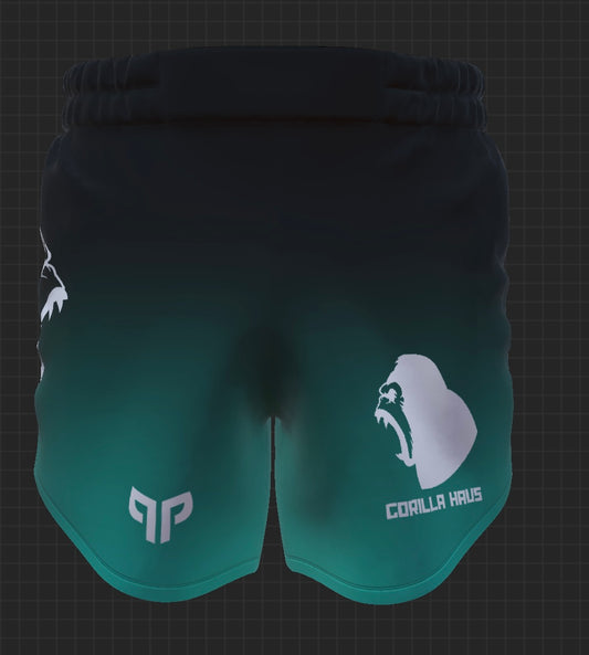 SHORTS - Gorilla Haus MMA - Teal