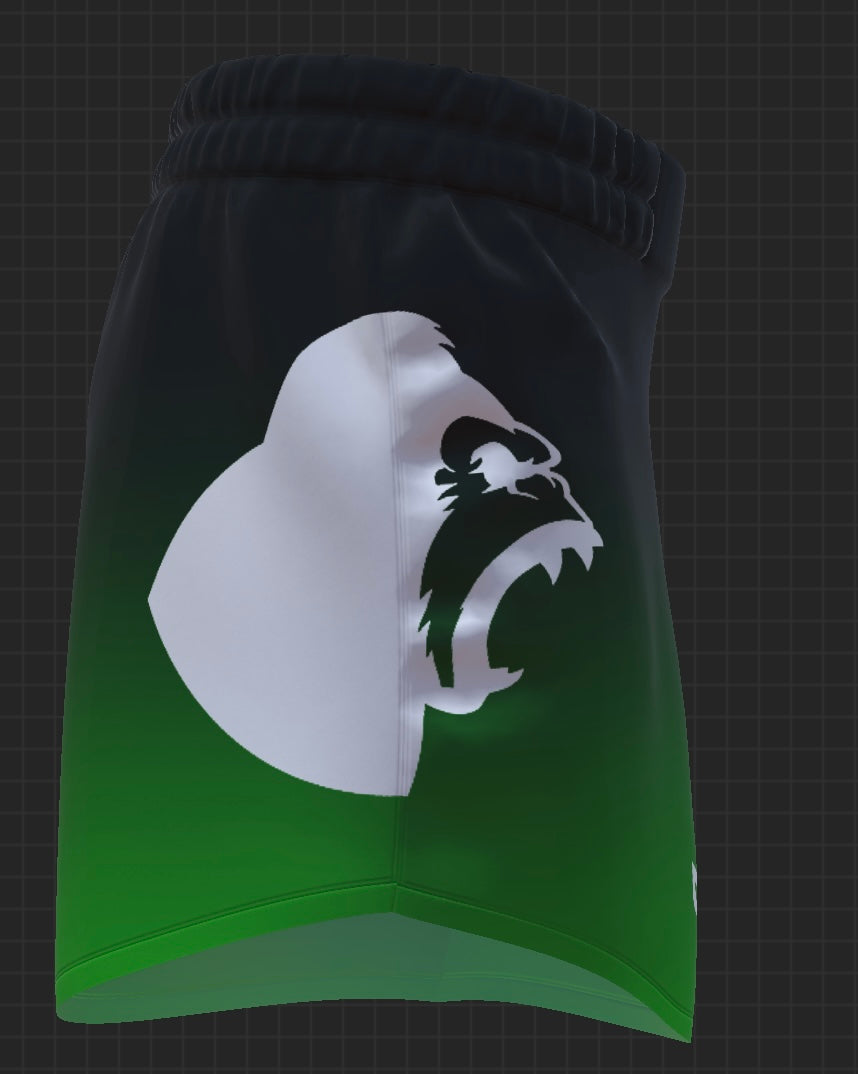 SHORTS - Gorilla Haus MMA - Green