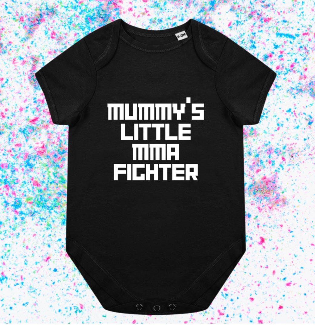Mummy’s little MMA fighter- Baby Romper Vest - Ideal for any MMA baby