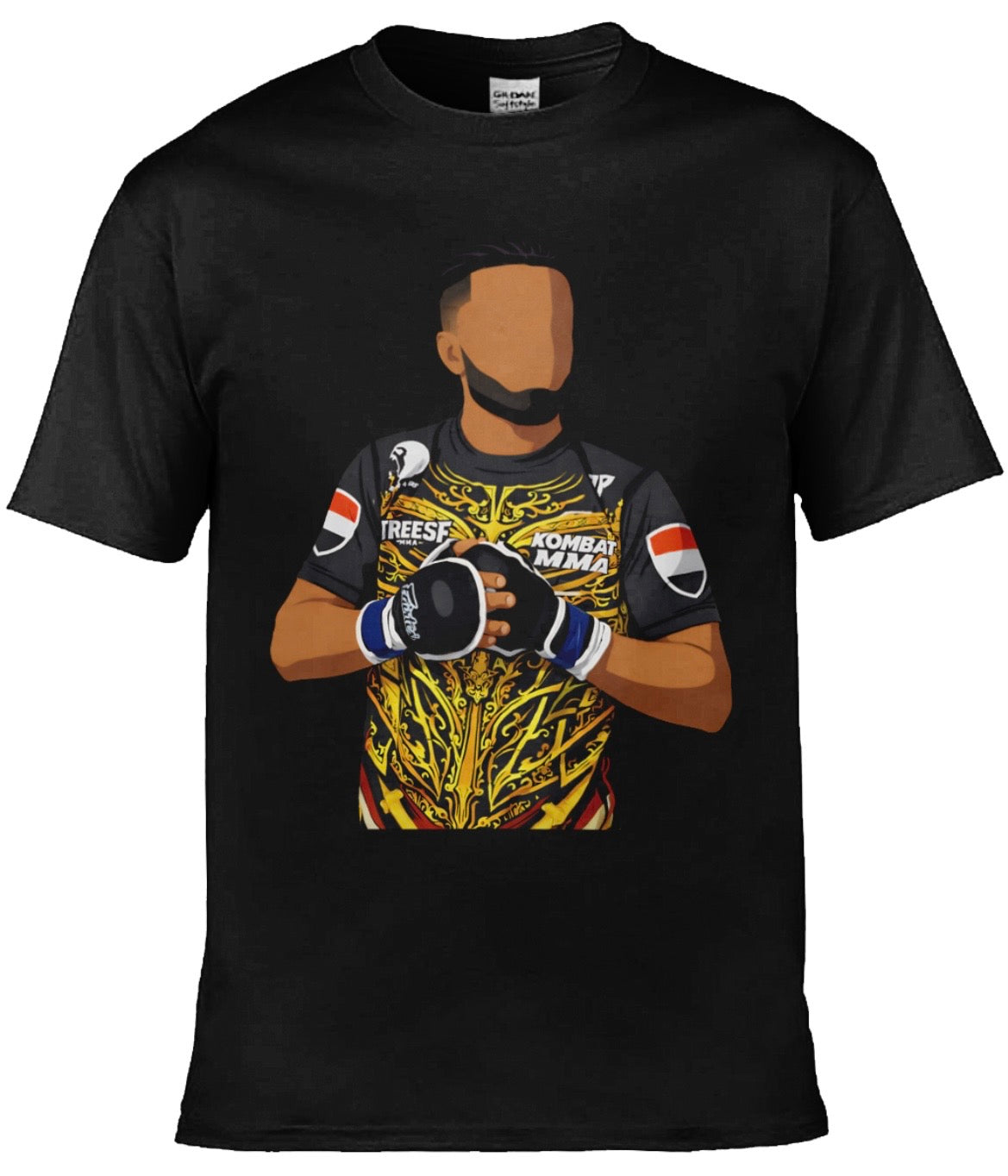 My faceless fight personalised tee