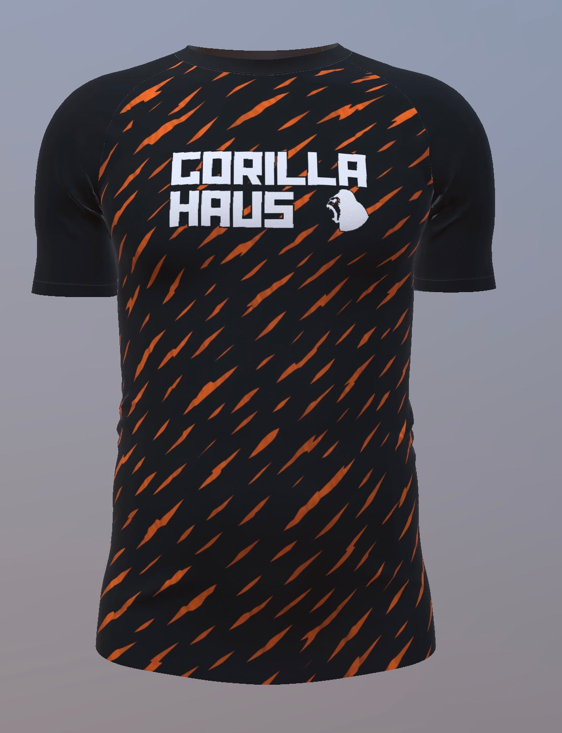 Slash - Orange and Black - Customisable Template kit