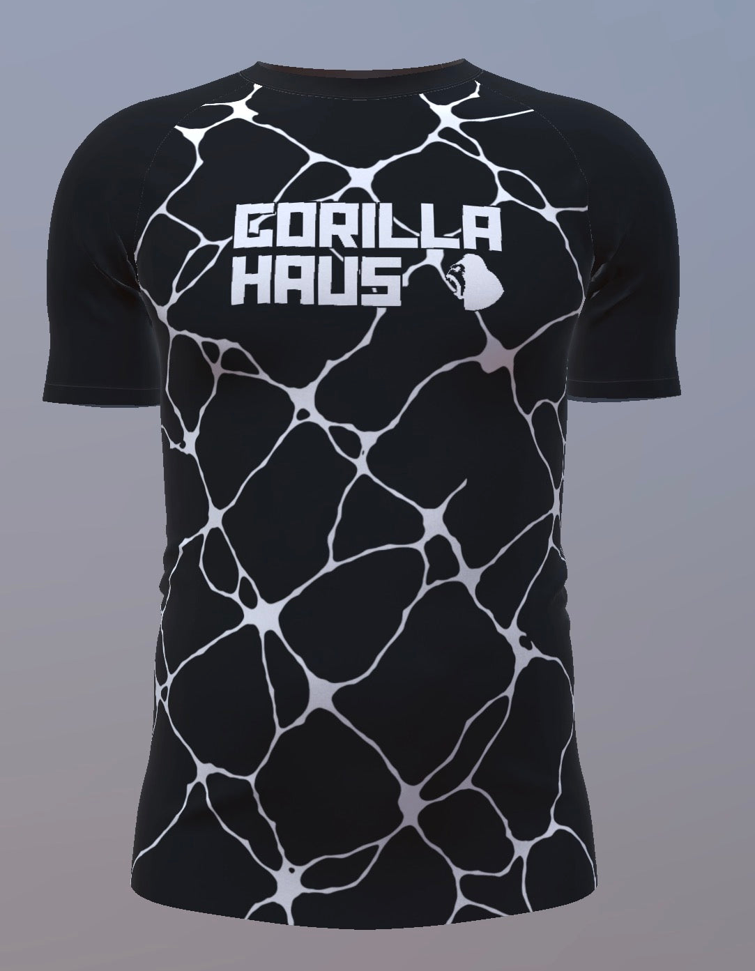 Volcanic Marble - Black and White - Customisable Template kit