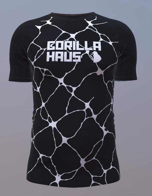 Volcanic Marble - Black and White - Customisable Template kit