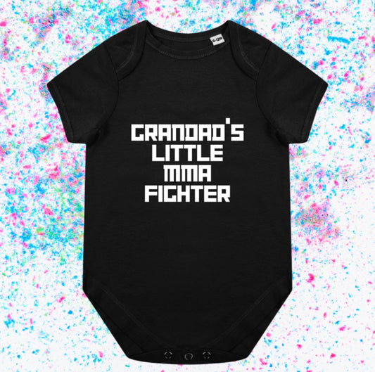 Grandad’s little MMA fighter- Baby Romper Vest - Ideal for any MMA baby