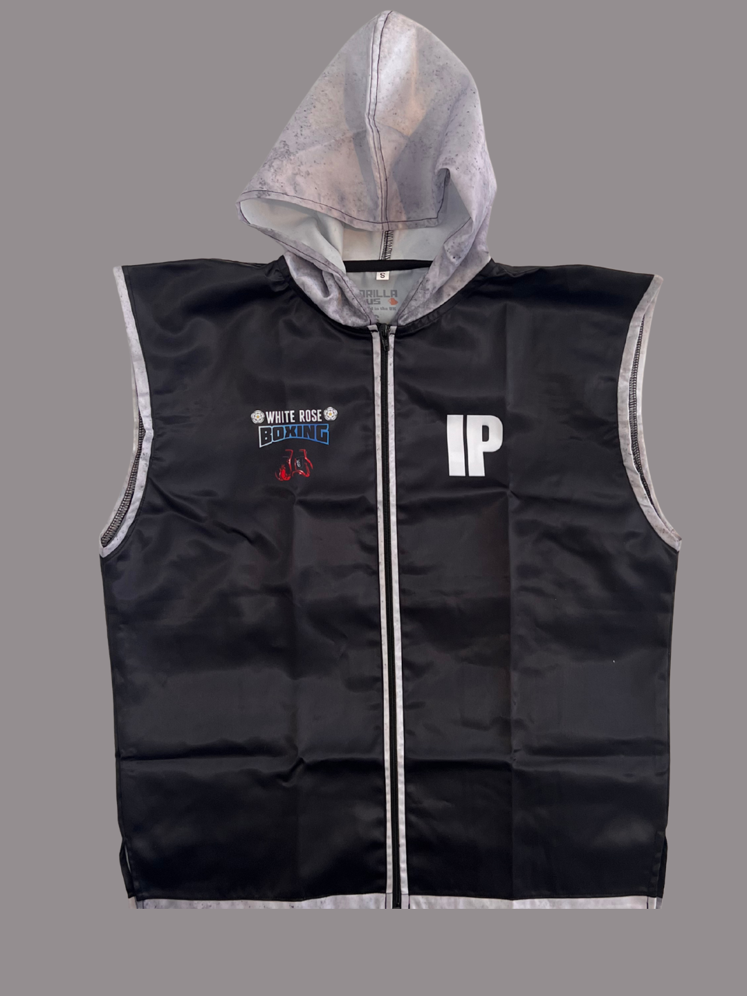 Custom Boxing Walkout Jacket | Hooded Sleeveless Zip