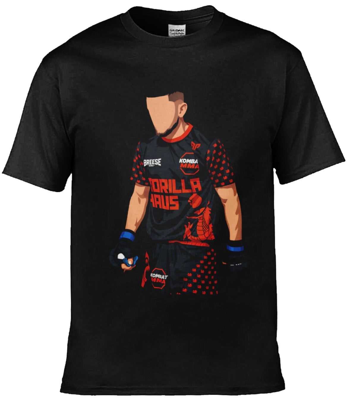 My faceless fight personalised tee