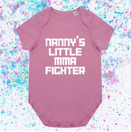 Nanny’s little MMA fighter- Baby Romper Vest - Ideal for any MMA baby