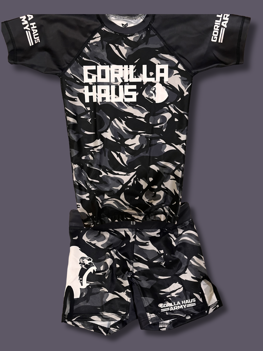 Gorilla Haus Army - Grey white and Black- Training kit
