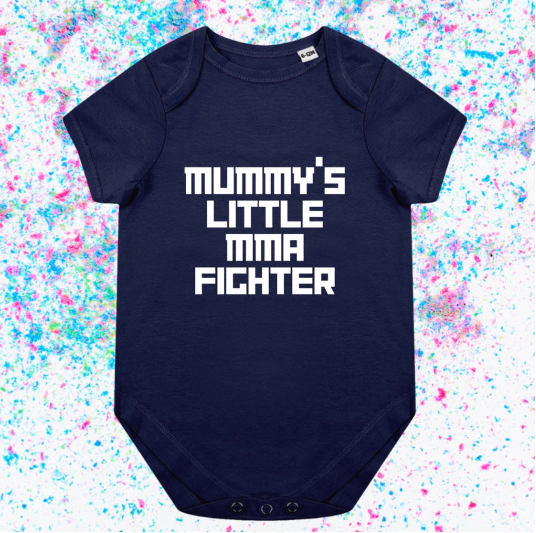 Mummy’s little MMA fighter- Baby Romper Vest - Ideal for any MMA baby