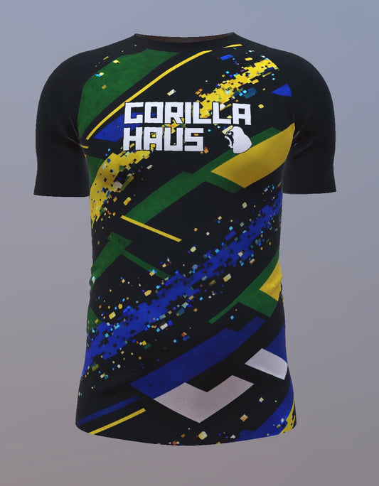 Green, yellow blue and black - Violent by Design - Customisable Template kit
