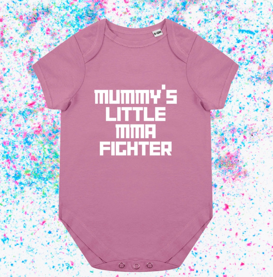 Mummy’s little MMA fighter- Baby Romper Vest - Ideal for any MMA baby