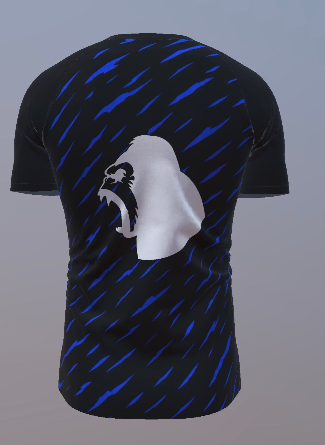 Slash - Blue and Black - Customisable Template kit