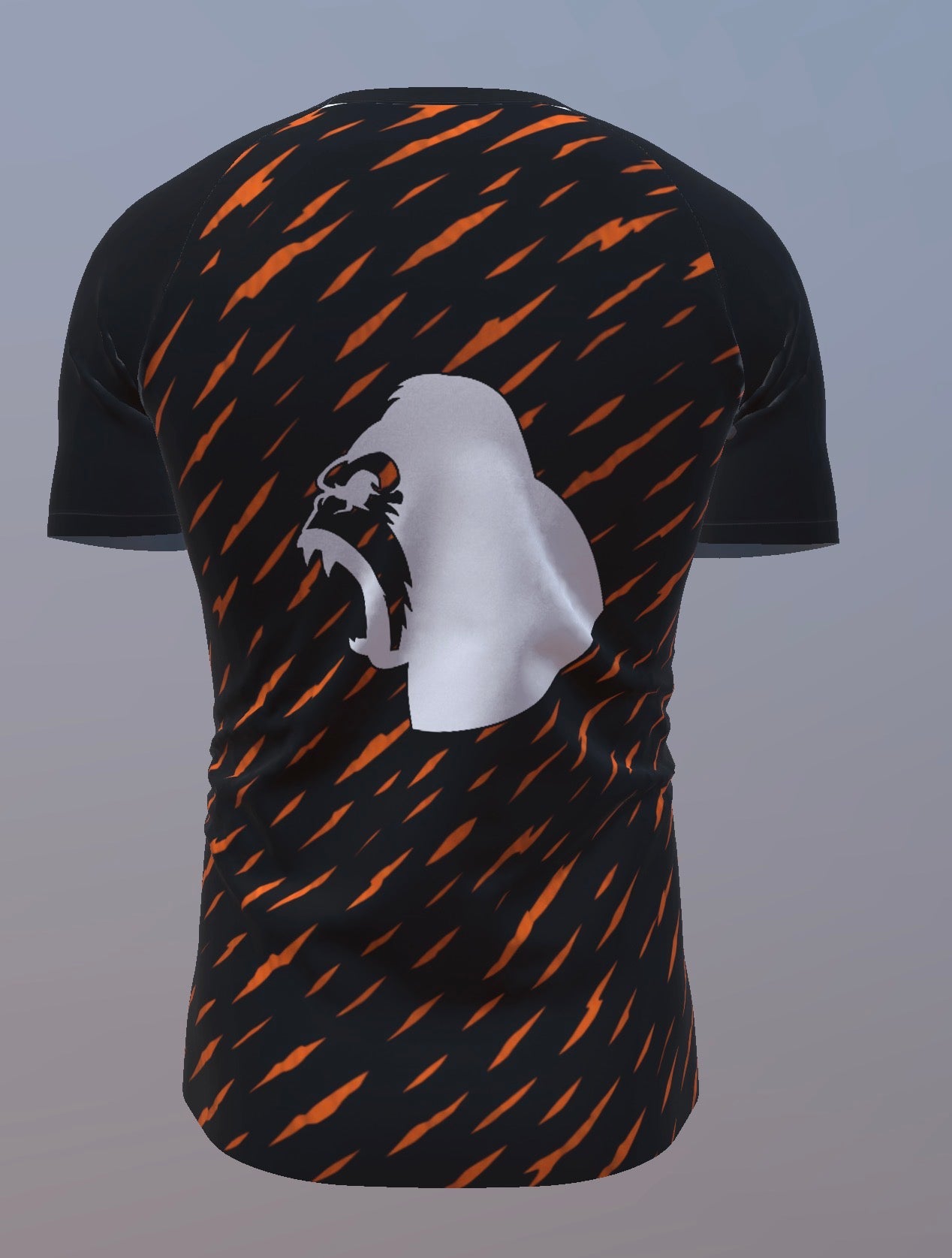 Slash - Orange and Black - Customisable Template kit