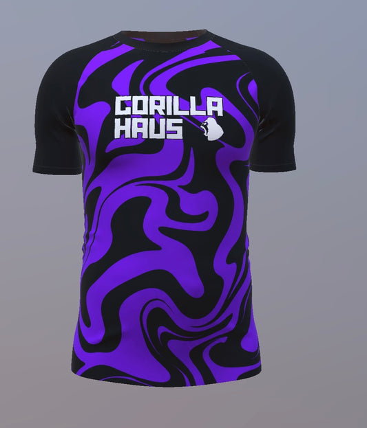 Liquid - Purple and Black - Customisable Template kit