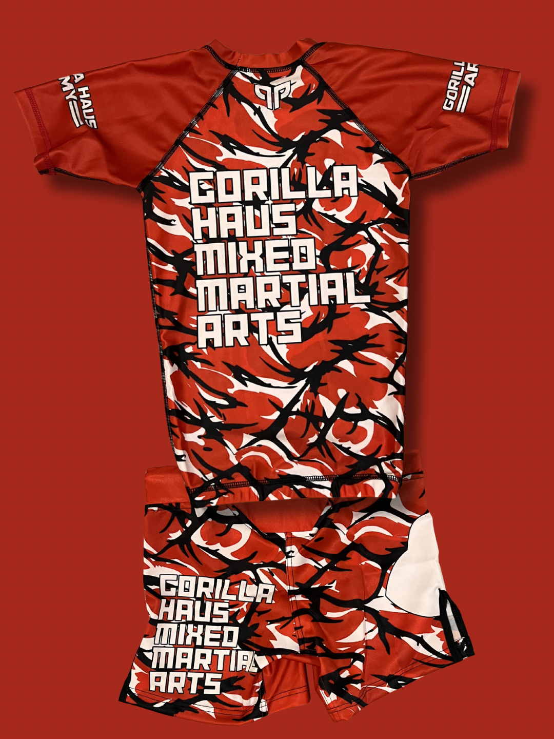 Gorilla Haus Army - Red white and Black- Training kit