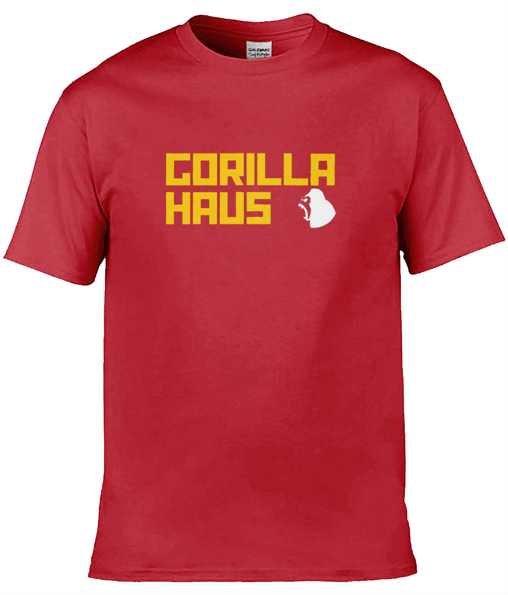 Gorilla Haus OG (Yellow/White) logo tee